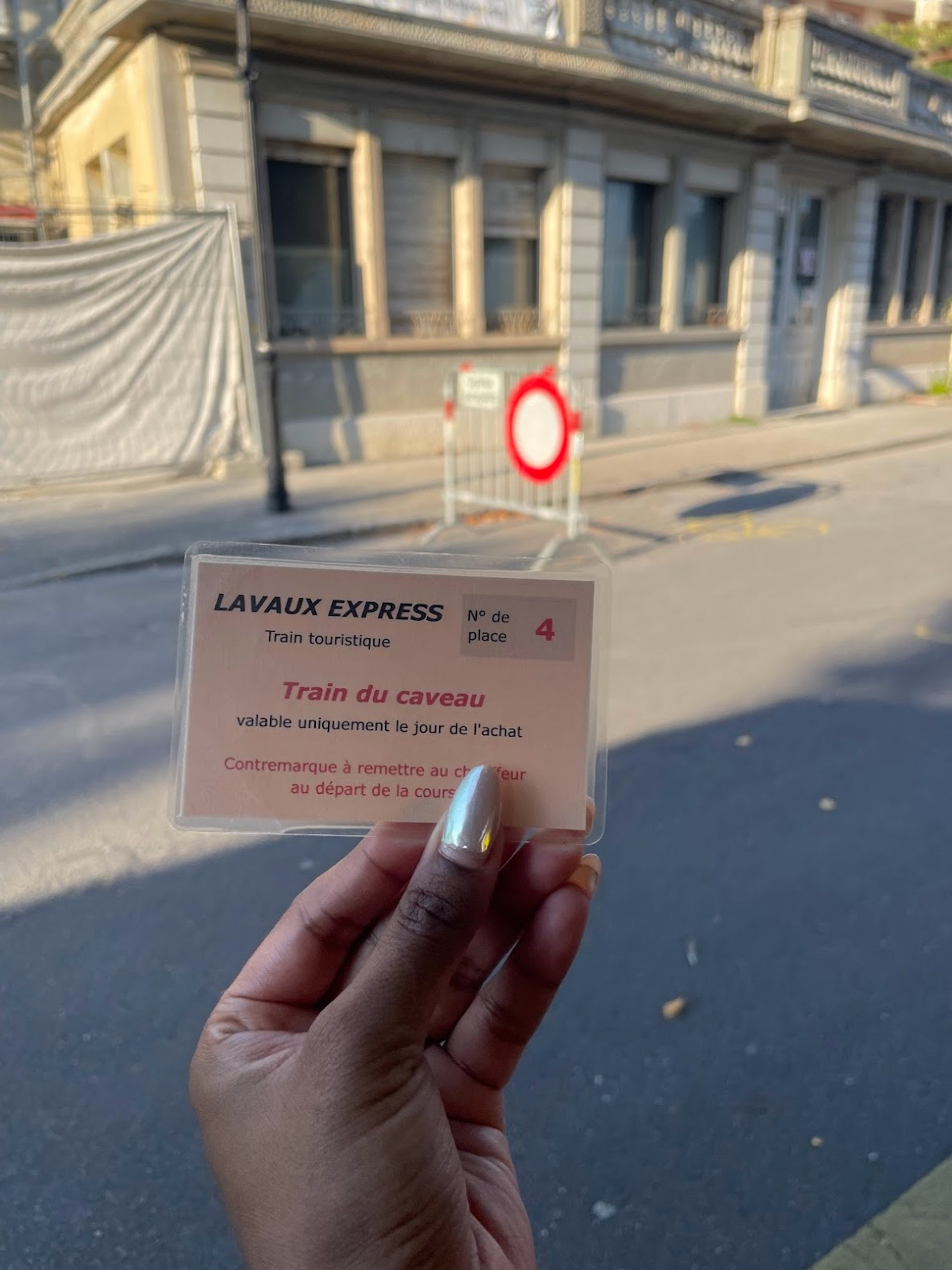 Lavaux Express ticket